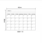 3.3-21A2 Dry erase refrigerator magnet board fridge magnet note pad fridge magnet blank