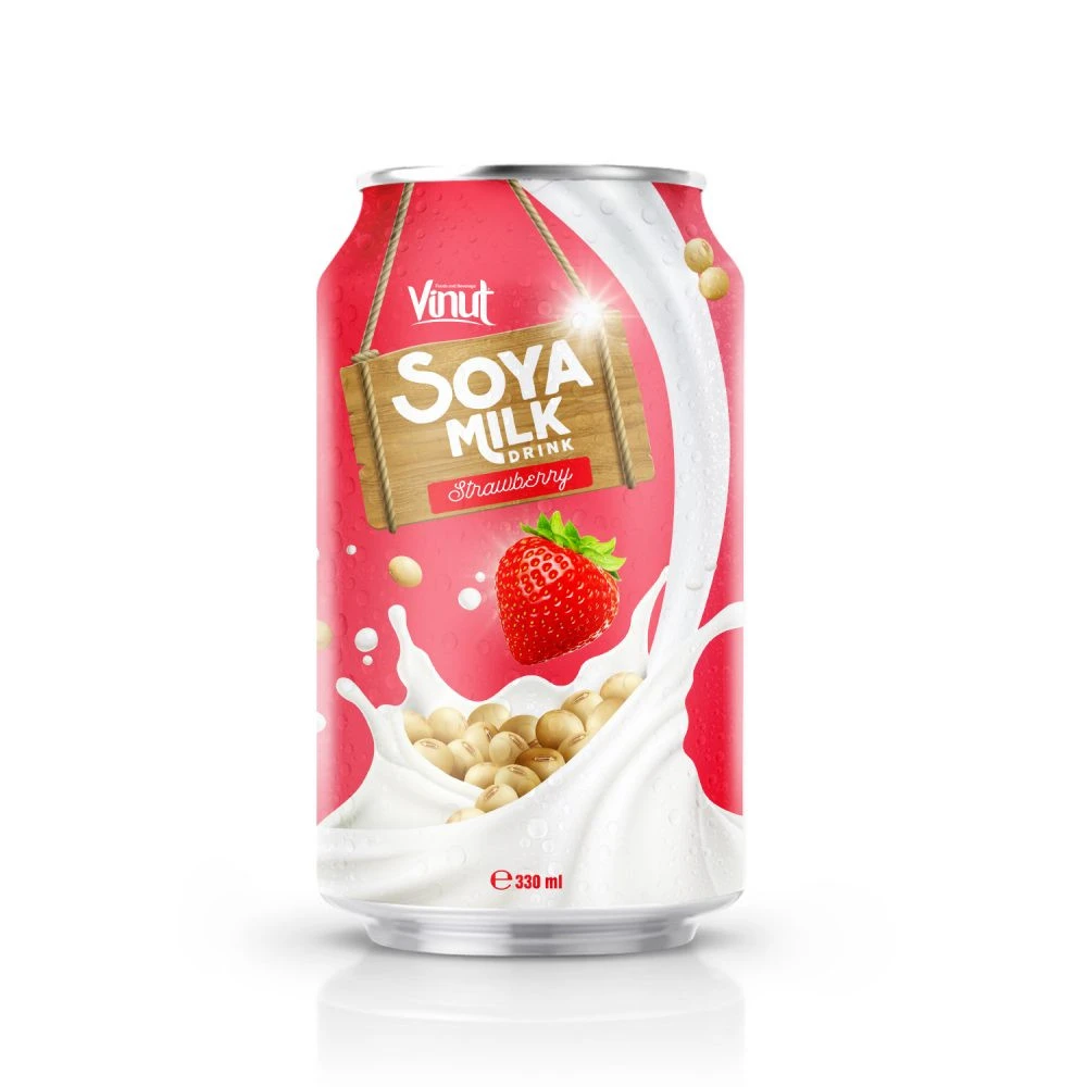 330ml VINUT Soya milk drink with Strawberry