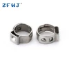 34.5-37mm stainless steel stepless hose clips welding hose clamp