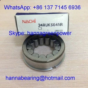 34RUS64N C3 Cylindrical Roller Bearing ; 34RUS64NC3 Roller Bearing with Snap Ring 34*64*22mm