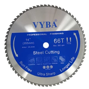 355mm most popular size CERMET carbide tipped metal cutting saw blade
