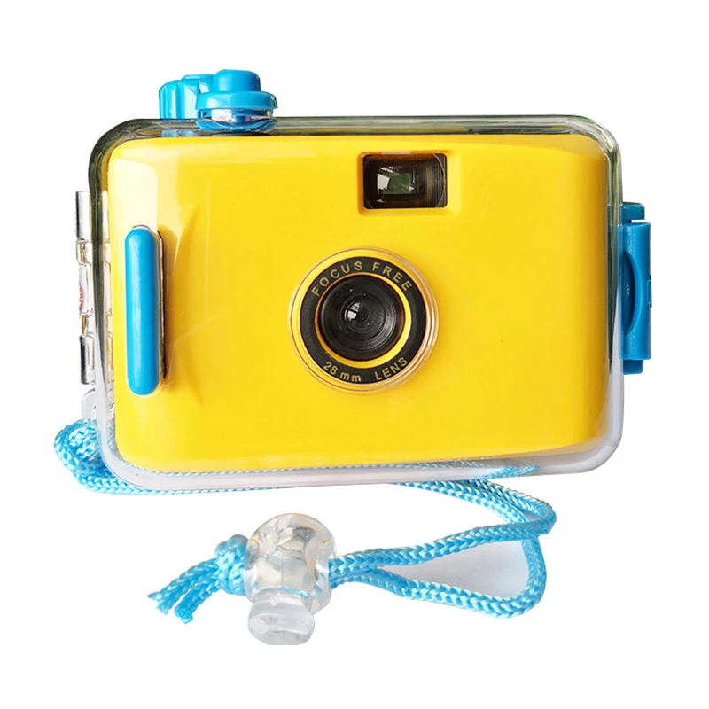 35mm Film Manual Disposable Kids Camera ABS Plastic Material Underwater 5M Waterproof Digital Camera
