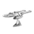 Import 3D DIY Metal Puzzle Model USS ENTERPRISE NCC-1701 Cutting Jigsaw Best Gifts For Lover Friends Children Collection Education from China