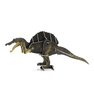 3D Puzzle toy for children dinosaur puzzle with wind up motor