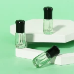 3ml Octagonal Green Glass Roller Bottle Practical and Beautiful Design for All Kinds of Products-Glass Bottles
