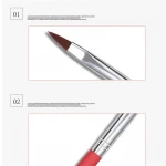 3pcs/set ordinary cheap nail brush pen set