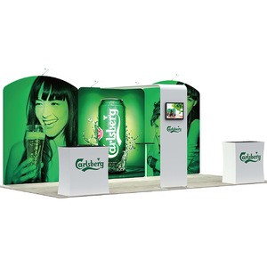 3x9 Custom Printed Stand Portable Exhibition Equipment Trade Show portable exhibition booth