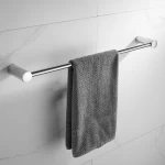 4 pieces simple Wall Mounted 24 Towel Bar set chrome Bathroom accessories Set