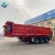Import 40CBM 45CBM 3 axle sand carrier tipper truck dump semi trailer from China