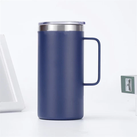 40oz Coffee Mug with Handle and Lid Double Wall Vacuum Insulated Camping Mug Stainless Steel Travel Tumbler Cup