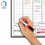 Import 4.2-1 A1 Dry Erase Magnetic Weekly Calendar Week Planner Board from China