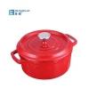 4.5QT Traditional Enameled Cast Iron Dutch Oven Casserole with Lid