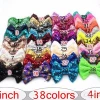 4Inch/3Inch Kids Sequin Bow DIY Headbands Accessories 38Colors Baby Girls Boutique Hair Bows without Alligator Clip