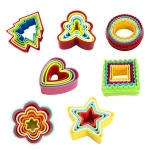 5 PCS Plastic DIY Christmas Tree Star Cookie Cutter Baking Fondant Cake Chocolate Biscuit Pastry Mould Sugarcraft Tools