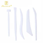 5 Pieces Wooden Clay Ceramic Knife Sculpture Polymer Sculpting Pottery Clay Tools
