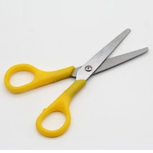 5" school student utility paper cutting plastic safety scissor