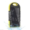 5000 Mah Waterproof Portable Solar Panel Mobile Phone Powerbank Solar Charger