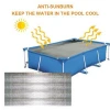 5.24/10.5/6.6/13.1 Feet Newest Pool Cover Rectangular Solar Swimming Pool Tub Cover Outdoor Bubble Blanket Accessories