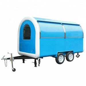 5feet dry truck body 53ft refrigeration trailer 530kg gas fuel mobile food truck