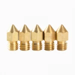 5pcs 3D Printer Nozzle 0.3mm or 0.2mm for Extruder Print Head Brass Nozzle MK8 Makerbot
