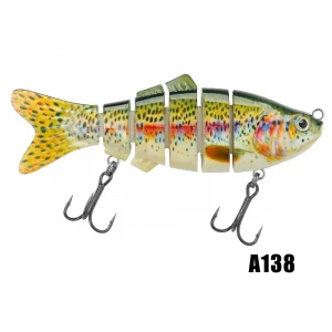 6 Segment Hard Artificial Bait For Fishing Tackle Lure about 10cm 16g Sinking Wobblers Fishing Lures Jointed Crankbait Swimbait
