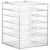 Import 6 Tier Clear Acrylic Cosmetic Makeup Organiser Storage Box Case Drawers from China