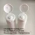 Import 60-70g PE plastic flip top empty powder bottle, squeeze baby body powder from China