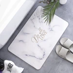 60*39cm Factory OEM Fast biodegradable Drying Diatomite Mat Diatomaceous Earth Bath Mat