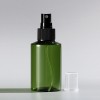 60ml 100ml 160ml 200mlgreen Pet Plastic Body Wash Shampoo with Black Pump