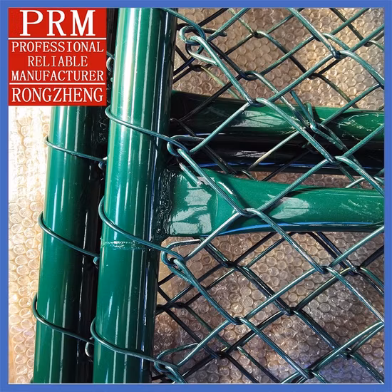 72inch High*144inch Long America Galvanized&Green Powder/PVC Coated Chain Link Fence/Temporary Fencing /Temporary Chain Link Fence Panel/ Temporarily Fence