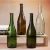 Import 750ml Dark Green champagne wine glass bottles whisky grape wine bottle wholesale from China