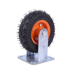 Buy 8 Inch Shock Absorber Caster Wheel Polyurethane Shock Absorber ...