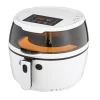 8L Visual transparent electric air fryer Oven multifunction LCD/LED  digital touch screen big cooker oil free oilless