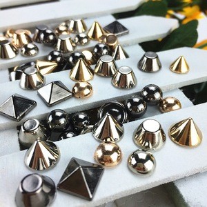 8mm 10mm 12mm Silver Gold Studs and Spikes Decorative Rivet For Leather Clothes Bags Shoes