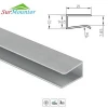 8mm aluminum LED profile for LED Glass Shelf Light led aluminum profile