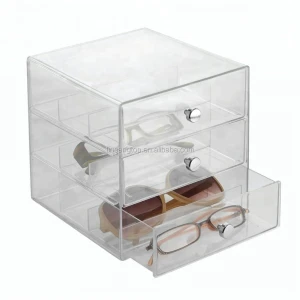 9 Pcs Acrylic Eyewear Jewelry Watches Display Sunglasses Display Box Storage Case Stand