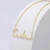Import 925 sterling silver Gold Plated Name Letter Necklace Women Pendant Statement Necklace Sunshine Pendant from China