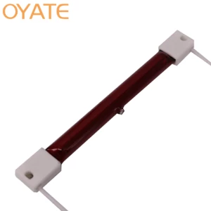 975mm 2000w Ruby quartz tungsten tube infrared halogen heating lamp for PET blowing oven