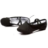 Adult/Children Ballet Dance Shoes Large Size 28-48 Canvas Leather Ballet Slippers Flats