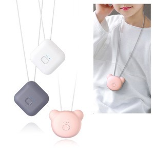 Air freshener PM2.5 remover negative ion wearable ultrasonic usb portable necklace personal air purifier