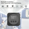 Airplane Bluetooth 5.3 Adapter for Headphones aptX Low Latency Wireless Audio Transmitter for Airplane