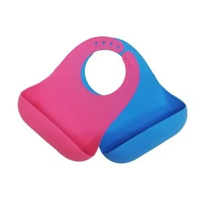  Hot sales infant easy cleaning baby feeding bibs high quality silicone baby bibs
