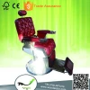 All stainless steel big barber chair/classic red barber chair