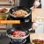 Import aluminum  non-stick_fry_pan with coated steak pan with handle from China