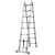 Import Aluminum Telescopic Ladder Adjustable Step Ladder from China