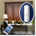 Amazon Alexa googlehome control smart blinds curtain chain motor driver with solar power