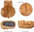 Import Amazon Hot Sale Soft Fluffy Teddy Bear Slippers Animal Shaped Plush 2021 Wholesale Cheap Women Fuzzy Teddy Bear House Slippers from China