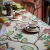 Import American pastoral style floral linen tablecloth for rectangular round dining table from China