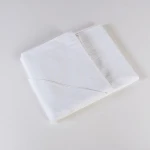 American size luxury cotton white customized home textile 4 piece bed sheet set