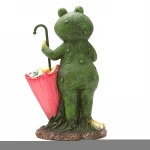 Animal figurines resin frogs, home decoration  resin animal statue hot sale frog  sculptures